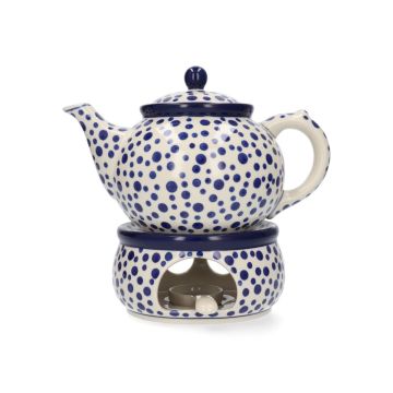 Theepot met Theestoof set - Crazy Dots