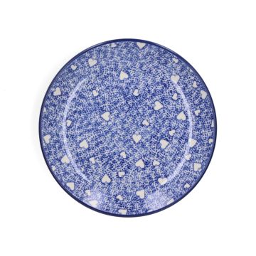 Ontbijtbord Ø: 20 cm - White Hearts