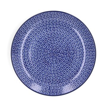 Dinerbord Ø: 25,5 cm - Blue Diamond