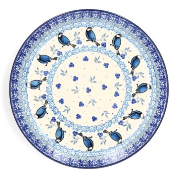 Dinerbord Ø: 25,5 cm - Blue Bird