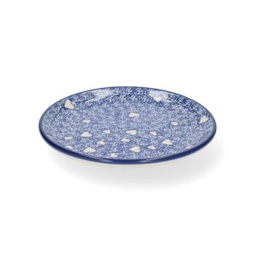 Gebaksbord ø: 16 cm - White Hearts