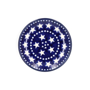 Theetip Rond - Blue Stars