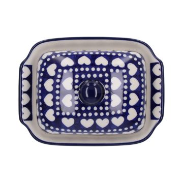 Botervloot met bord  - Blue Valentine