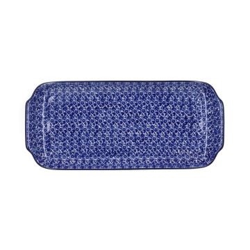 Cakeschaal langwerpig - Indigo