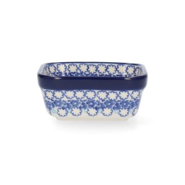 Vierkante Kom 170 ml - Blue Garden