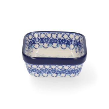 Vierkante Kom 170 ml - Blue Garden