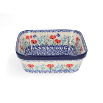 Ovenschaal Vierkant 1550 ml - Poppy Garden
