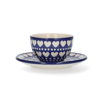 Kop en Schotel 170 ml - Blue Valentine