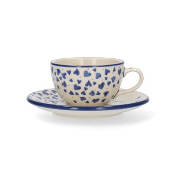 Kop en Schotel 170 ml - Hearts