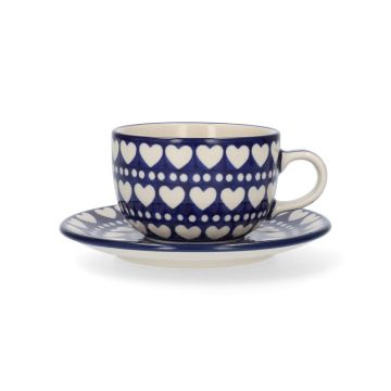 Kop en Schotel 230 ml - Blue Valentine