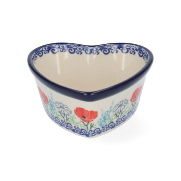 Ovenschaal Hart 160 ml - Poppy Garden