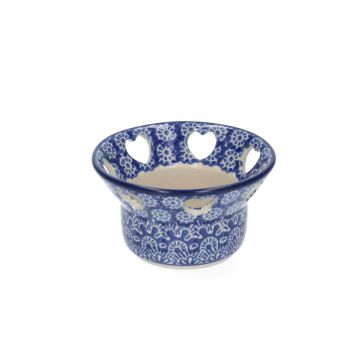 Theelichthouder Hartvormige Gaten - Lace