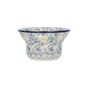 Theelichthouder Hartvormige Gaten - Blue Olive 
