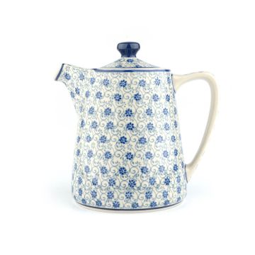 Rechte Theepot 1000 ml - Flower Fountain