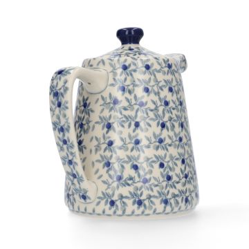 Rechte Theepot 1000 ml - Blue Olive