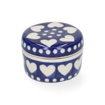Ringendoosje Rond - Blue Valentine