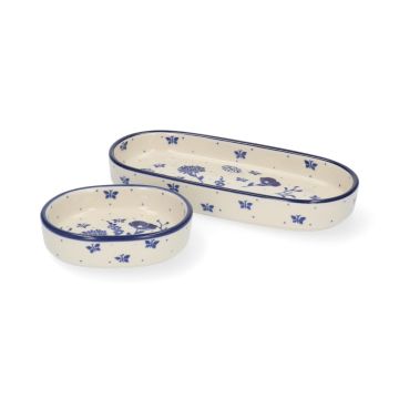 Stationery set Tray Ovaal - Flower Festival