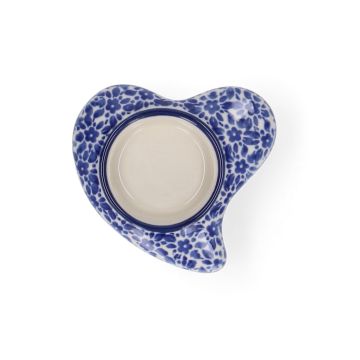 Theelichthouder Hartvormig - Indigo
