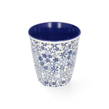 Melamine Beker Indigo Lace