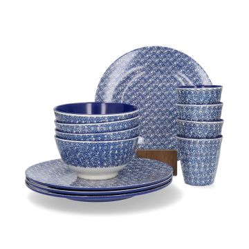 Melamine 12-delige Set - Blooming