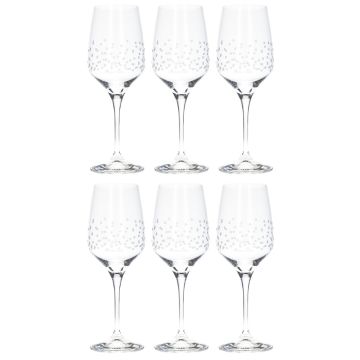 Set van 6 rode wijn Glazen Bubble 460 ml