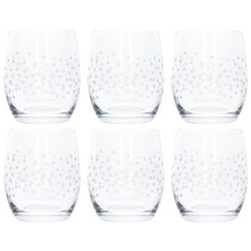 Set van 6 waterglazen Bubble 300 ml