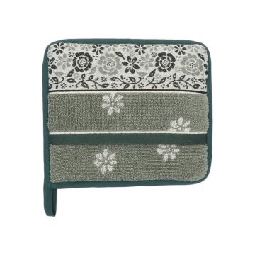 Pannenlap Belle Fleur Donkergroen CE