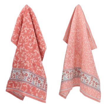 Keukendoek en Theedoek Daydream Roze