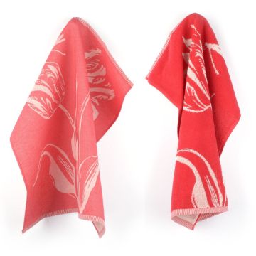 Keukendoek en Theedoek Tulp Rood