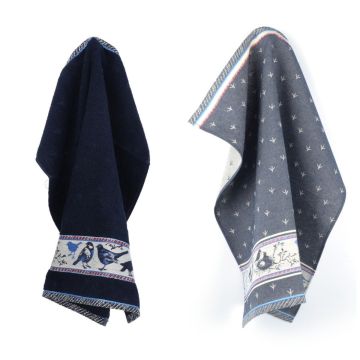 Keukendoek en Theedoek Vogel Donkerblauw