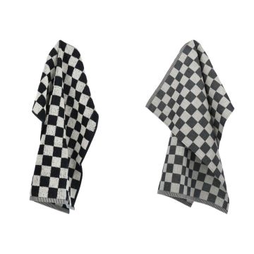 Keukendoek en Theedoek Block Zwart