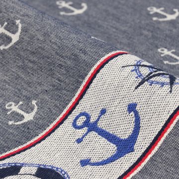 Theedoek Maritime Donkerblauw