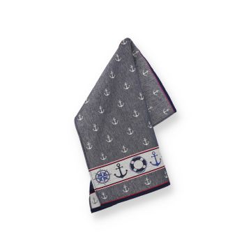 Theedoek Maritime Donkerblauw