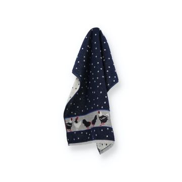 Keukendoek Kip Donkerblauw 
