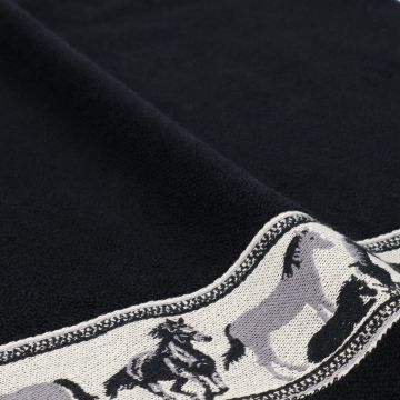 Keukendoek Paard Zwart