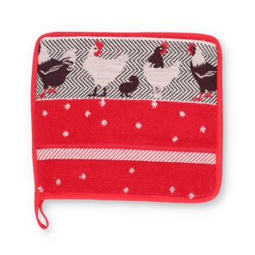 Pannenlap Kip Rood CE