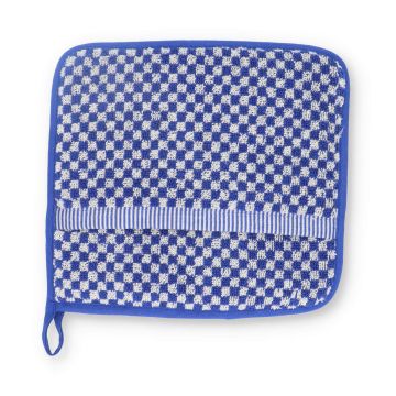 Pannenlap Kleine Ruit Koninklijk Blauw