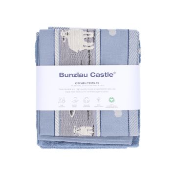 Keukendoek en Theedoek Schaap Grijs Blauw