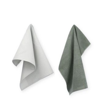 Theedoek Wilderness + Keukendoek Forest Green 