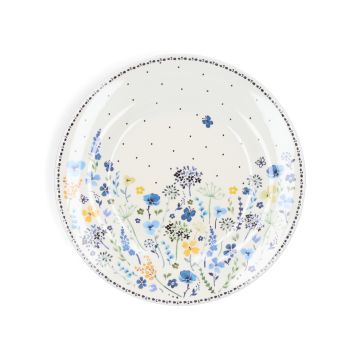 Melamine Bord Wild Flowers Ø: 25 cm