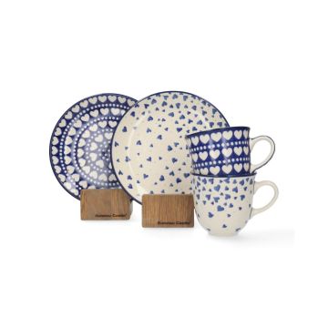 Onbijtset Valentijn - Blue Valentine & Hearts